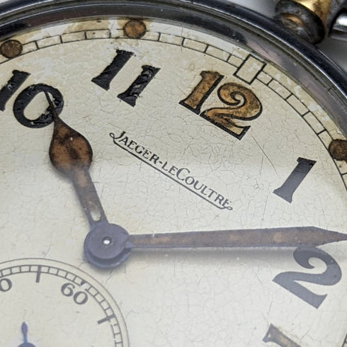 Around 1940 Vintage in good working condition Jaeger-LeCoultre Broad Arrow WW2 British military pocket watch